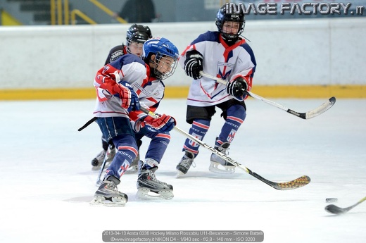 2013-04-13 Aosta 0336 Hockey Milano Rossoblu U11-Besancon - Simone Battelli
